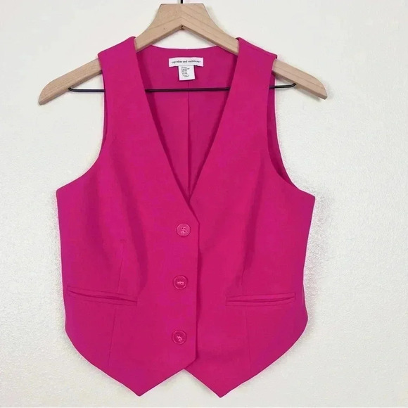 Cupcake & Cashmere Hot Pink Vest - Picture 1 of 6